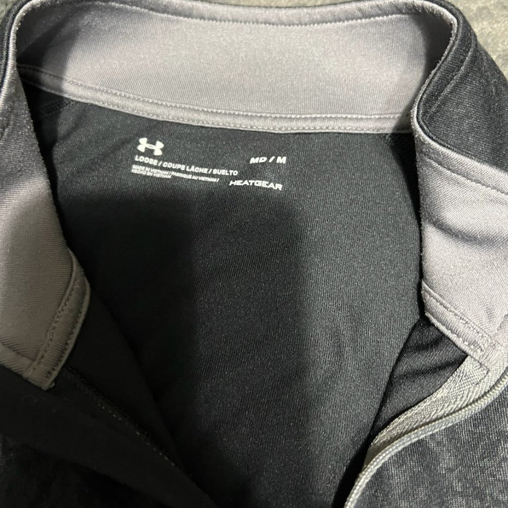 2 Mens long sleeve dri fit quarter zip Under Armour